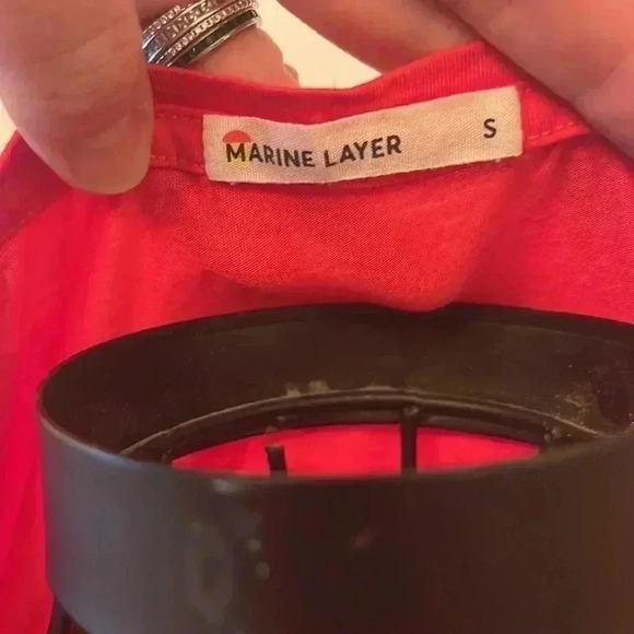 Marine Layer Logo Tee Shirt-Sz S - Picture 7 of 7